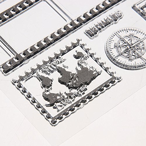 Demiawaking Timbro per Scrapbooking Trasparente