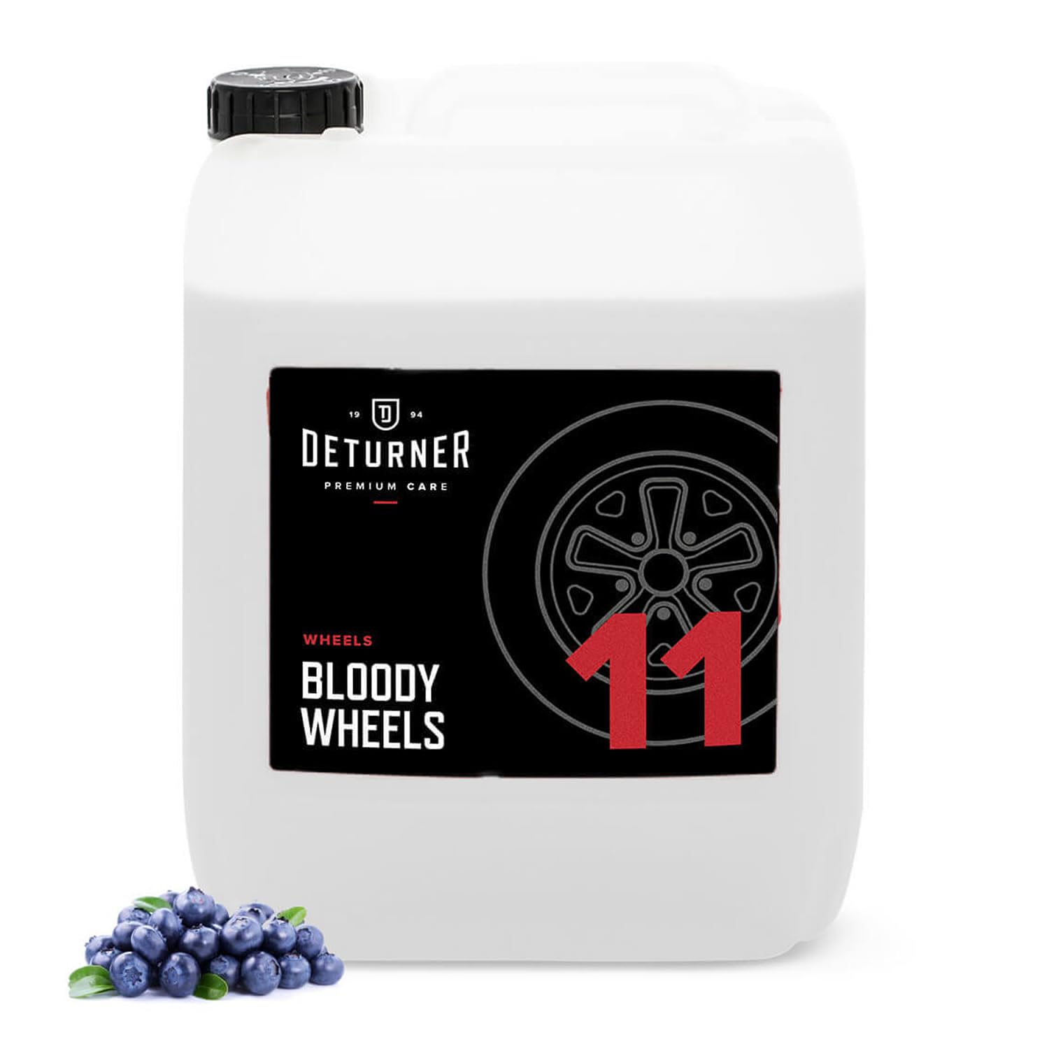 Phönix Deturner nr 11 Bloody Wheels żel do czyszczenia felg, ze wskaźnikiem czyszczenia, neutralne pH, 5 l