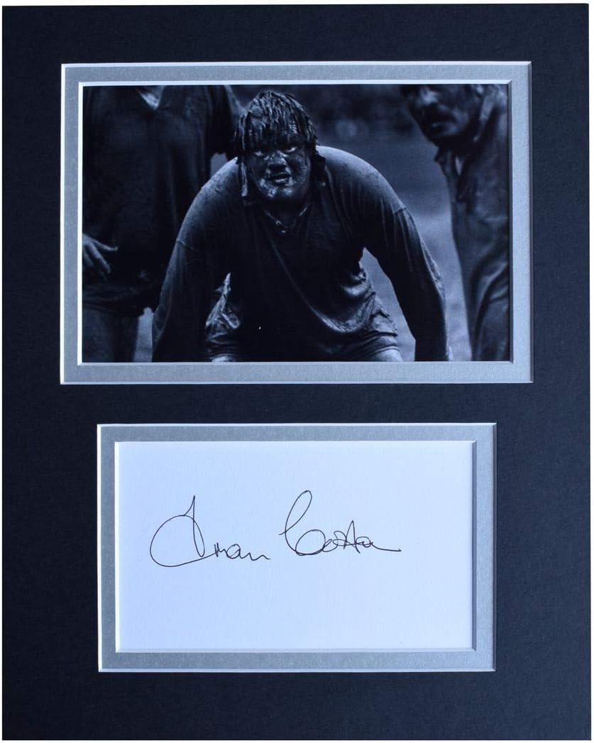 Sportagraphs LTD Fran Cotton Signed Autograph 10x8 photo display Rugby Union England AFTAL COA