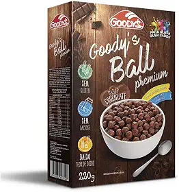 Cereal Sem Glúten e Lactose Premium Ball Goodys 220g