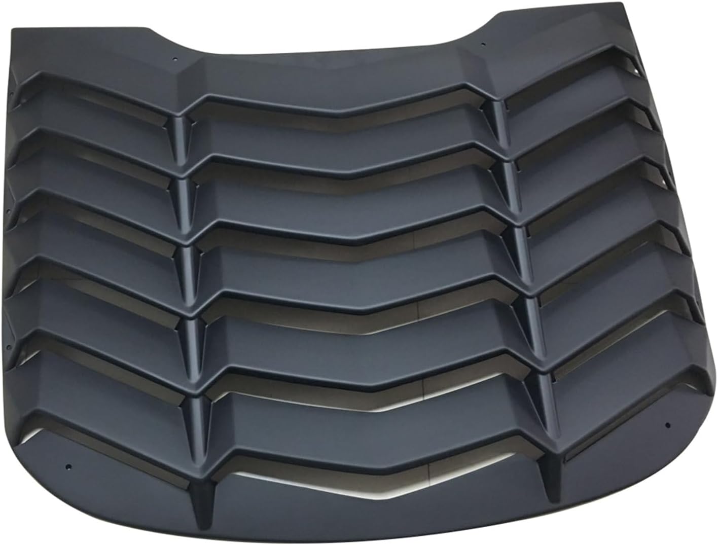 F004 Thick Louvered ABS Black Hood Compatible For Ford Mustang 2015-2017 Air Flow Intake Hood Scoop Bonnet Vent Cover Stickers Decoration