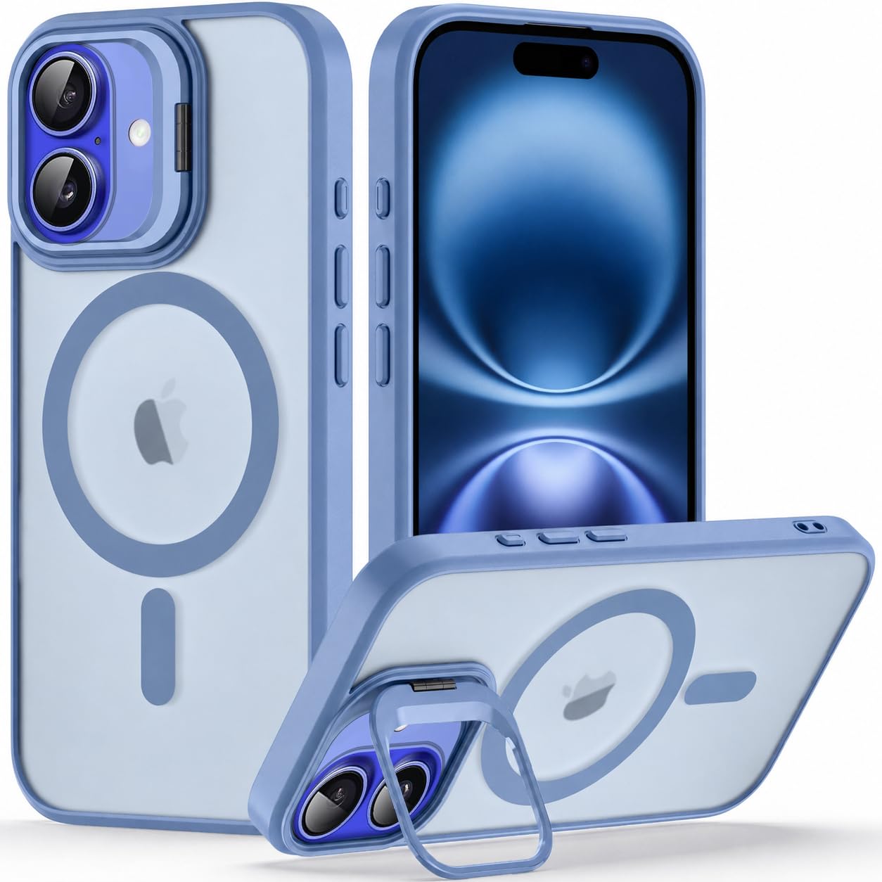 Elzzi Kickstand Case for iPhone 18 Pro Max/iPhone 17 Pro Max Case MagSafe Compatible, Builtin Adjustable Camera Stand, Translucent Matte AntiFingerprint Heavy Duty Shockproof Cover, Cosmic Orange — Amazon image 20