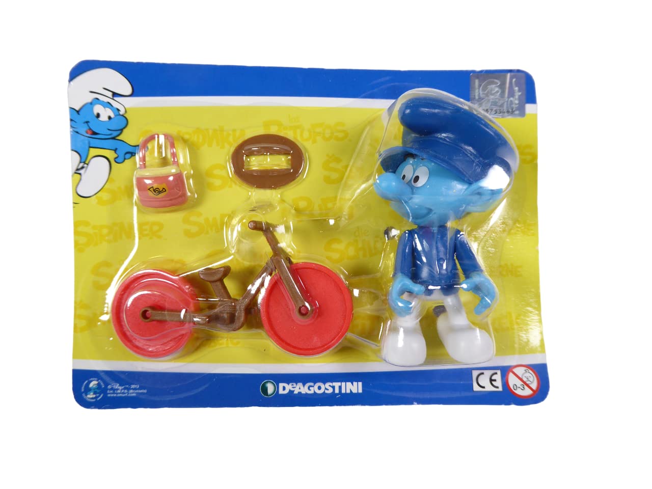 - Das Haus der Schlümpfe mit beweglichen PVC-Figuren + Aufklebern – CS40