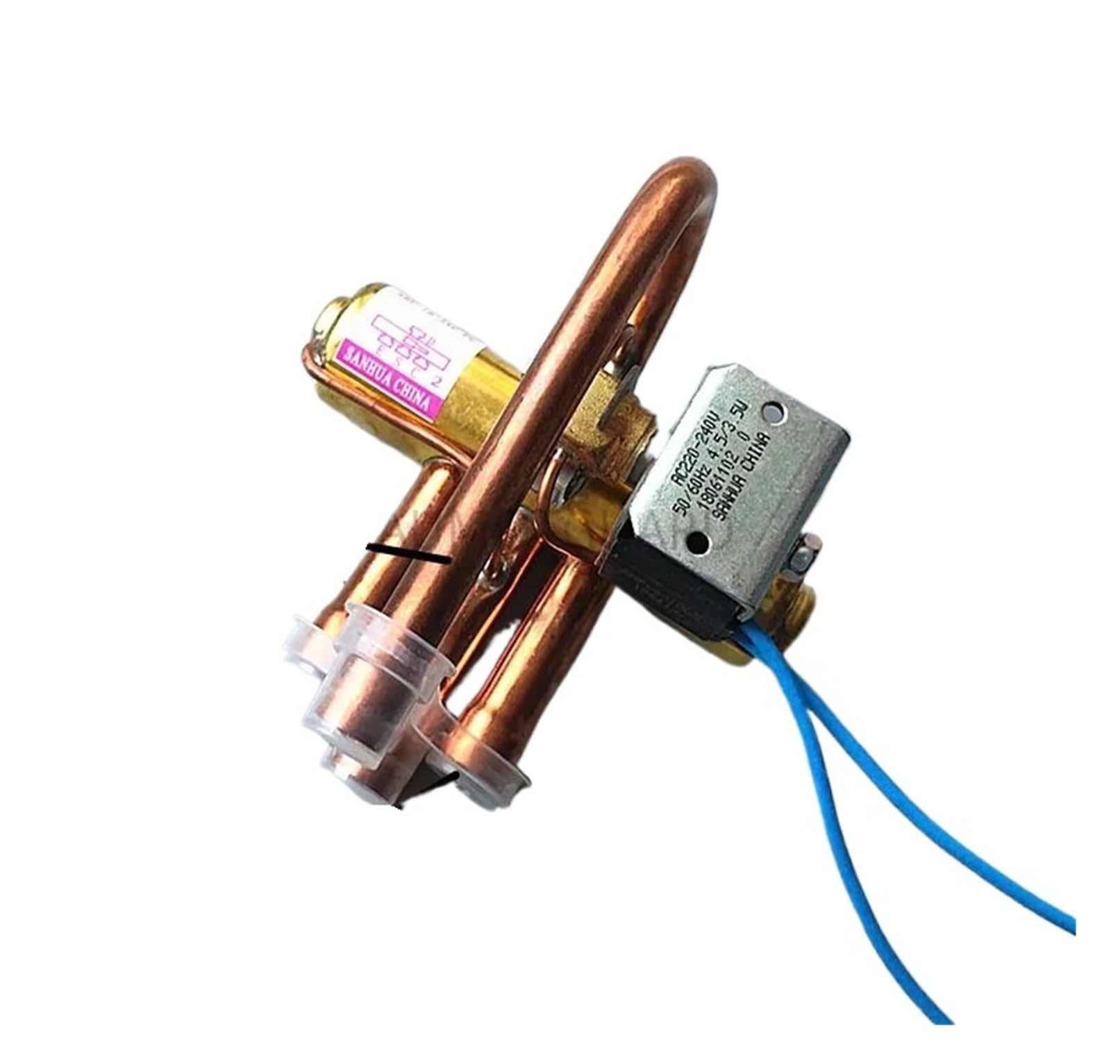 Genterun Shf-7H-34U Air Conditioning Four-Way Reversing Valve 1-5P Air Conditioning Air Energy Heat Pump Four-Way Valve With Coil(Shf-7H-34U)
