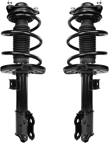 Miniatura 374 de Detroit Axle - Kit de suspensión delantera de 10 piezas para Chevy Aveo Aveo5 Pontiac G3 Wave 2 Ready Struts Assembly 2 Enlaces de barra