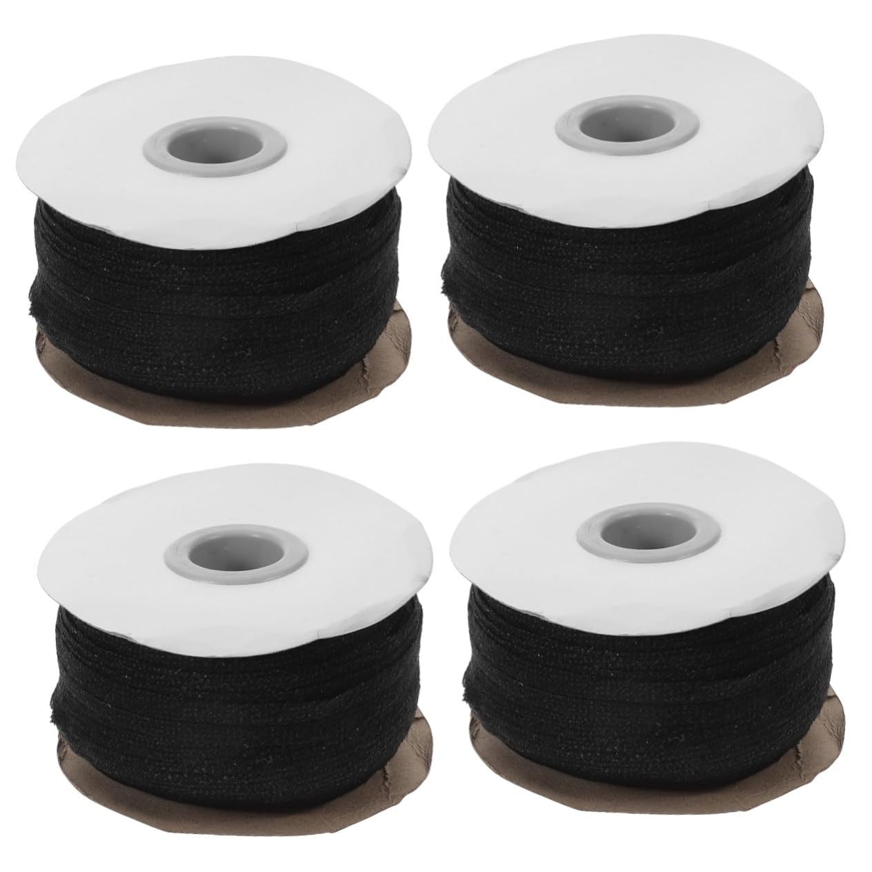 LALAFINA 4 Rolls Long Length Lining Fabric Strip Fusible Interfacing for Sewing Projects Precise Center Line Stretch Material