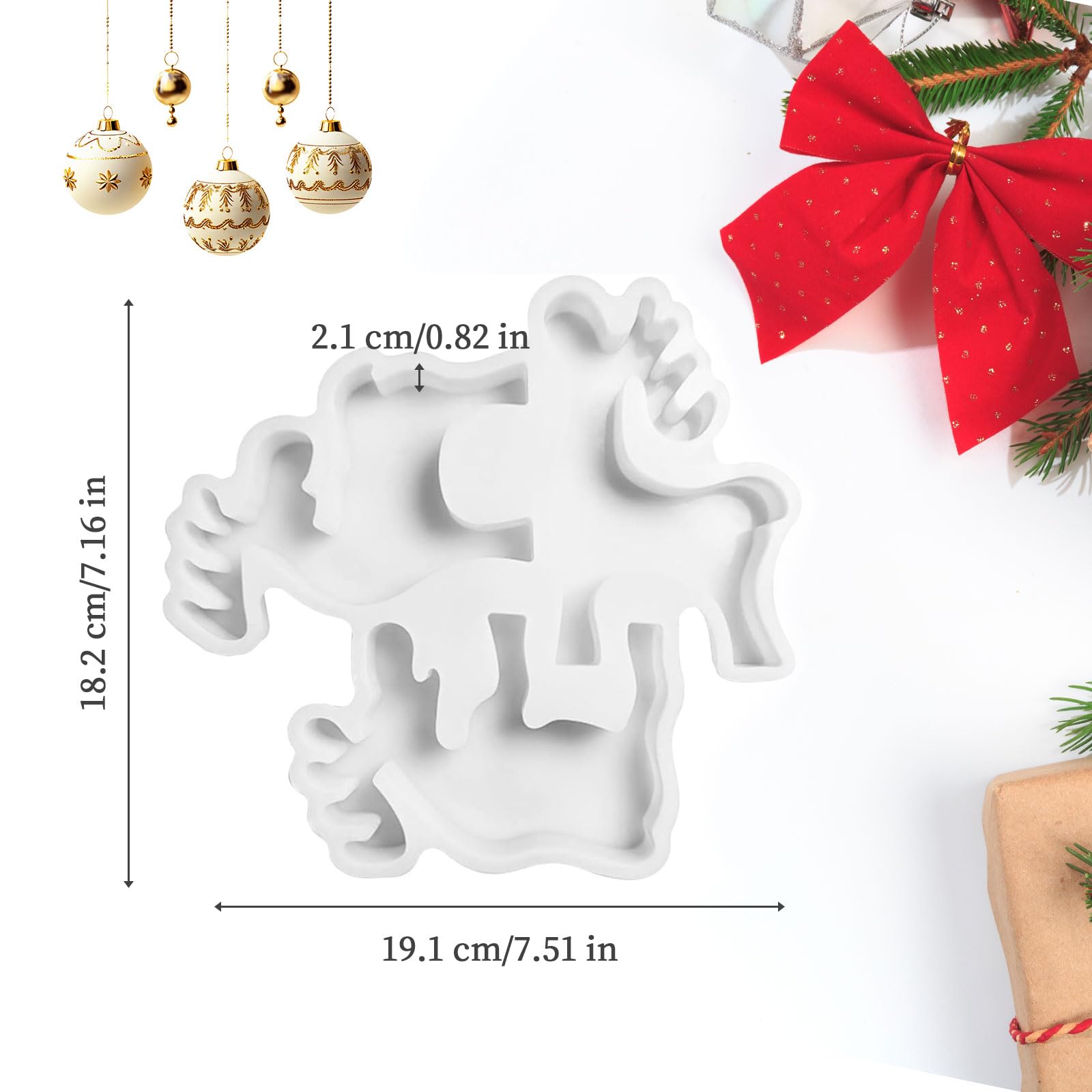 Moules En Silicone De Noël | Moule En Silicone Élan - Moules