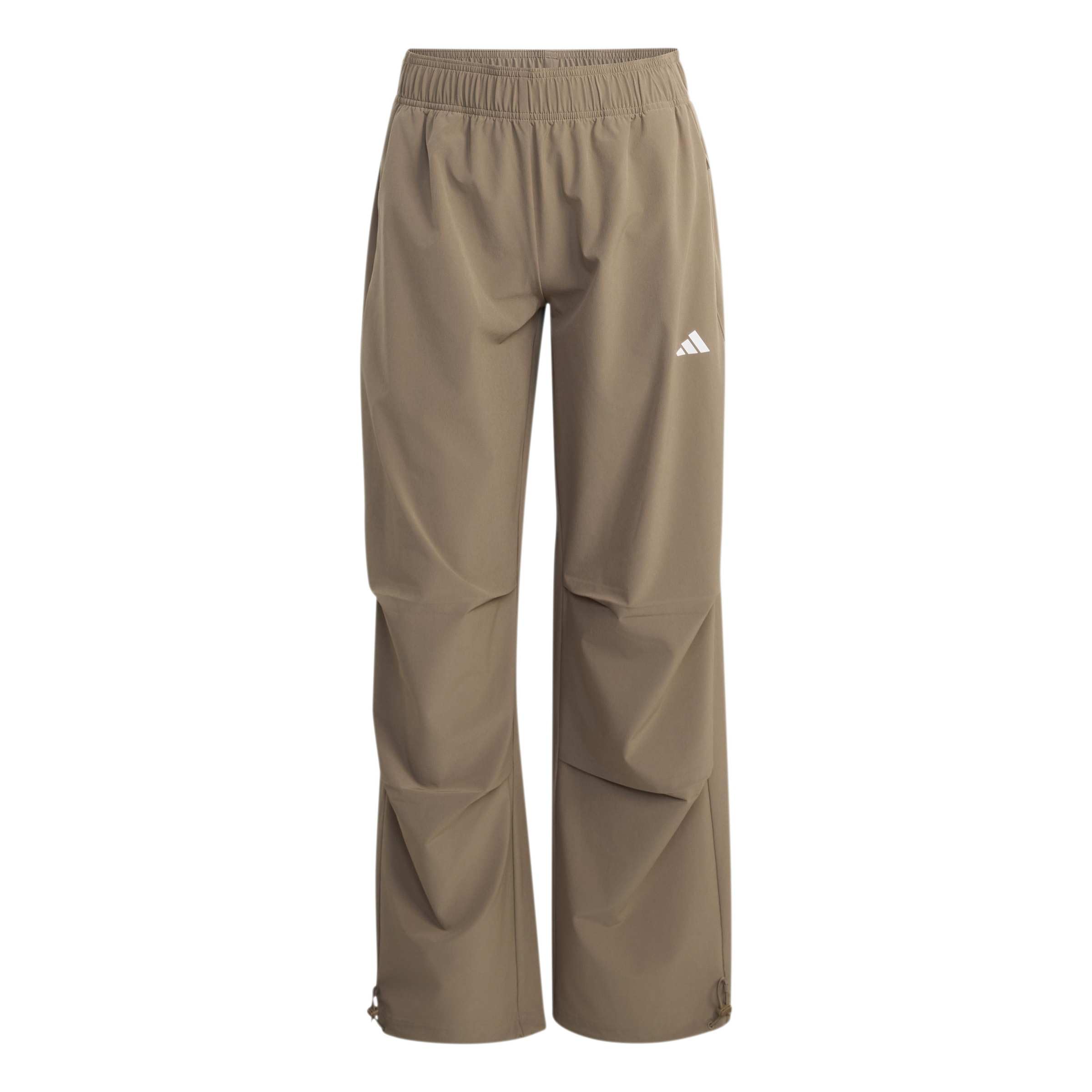 adidas Women's Workout Essentials Woven Training Pants, Khaki Six, XXS