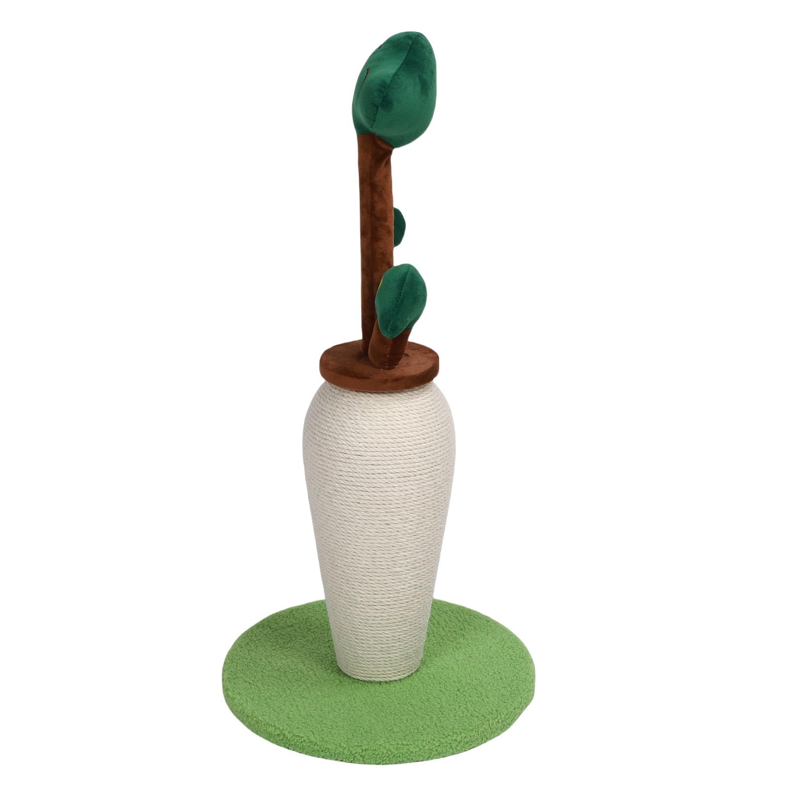 Griffoir pour Chat, en Sisal, avec Circuit à Balles Interactif, pour Chats D'intérieur Adultes, 33 X 67 cm. Protection Anti-griffures pour Meubles.