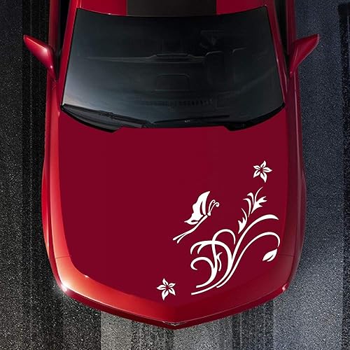 Miniatura 2 de Calcomanías decorativas talladas para carrocería de automóvil, diseño de mariposa hueca, antiarañazos, para automóviles, camionetas, SUV, camiones,