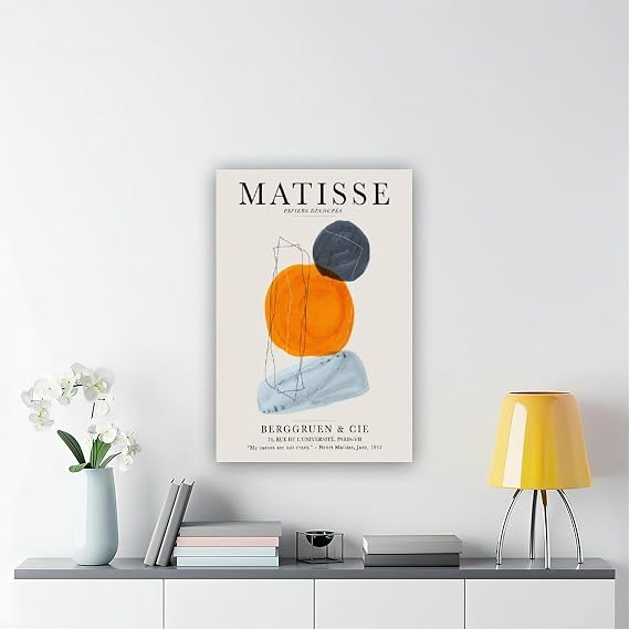 YFET Henri Matisse Abstract Shapes And Lines Vintage Poster Art Print Matisse Print Poster Berggruen And Cie Papiers Decoupes Unframe 12x18inch