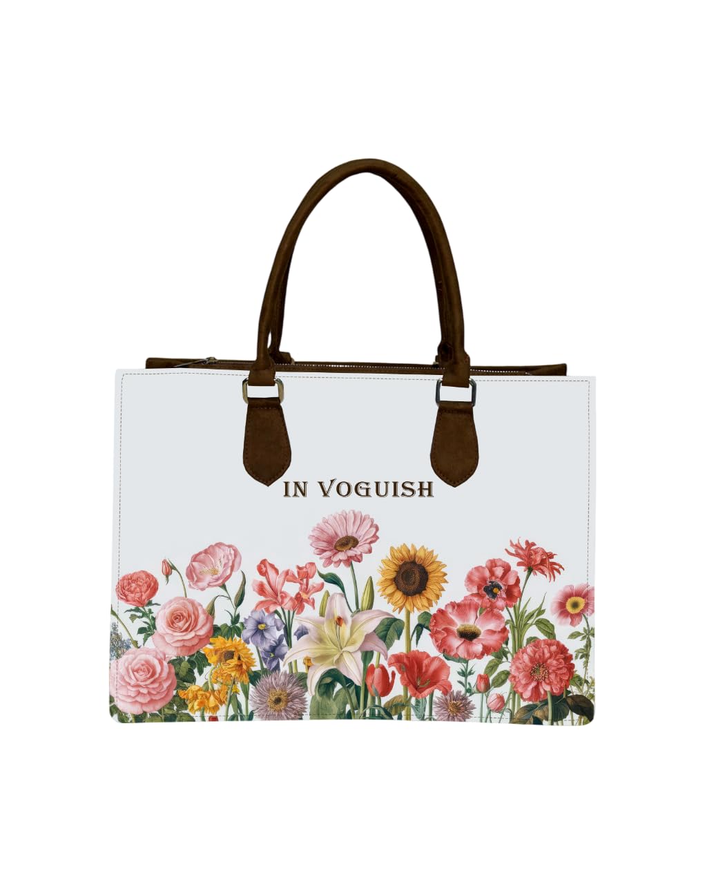 Personalized Eco-Friendly Canvas Tote Bag for Women | Custom Name Printed | 15-Inch Laptop Bag | Spacious Office, Work, Travel Handbag | Made in India-image-41