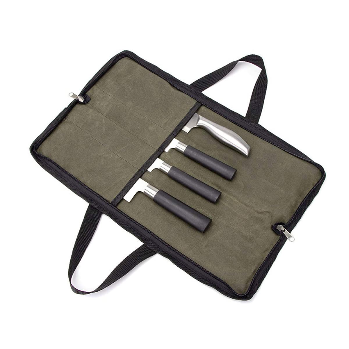 knife Storage Bag Anself Knife Case, Chef's Knife Roll Bag with Durable Shoulder Strap and Handle, Portable Knife Bag Meat Cleaver Knife Case
