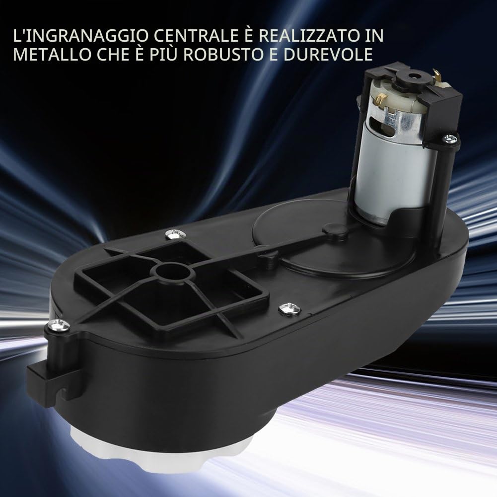 12000-20000RPM Cambio con motore, motocicli RS390 Motoriduttore elettrico universale 6V / 12V per parti di ricambio per auto giocattolo per bambini.(12V 12000RPM)