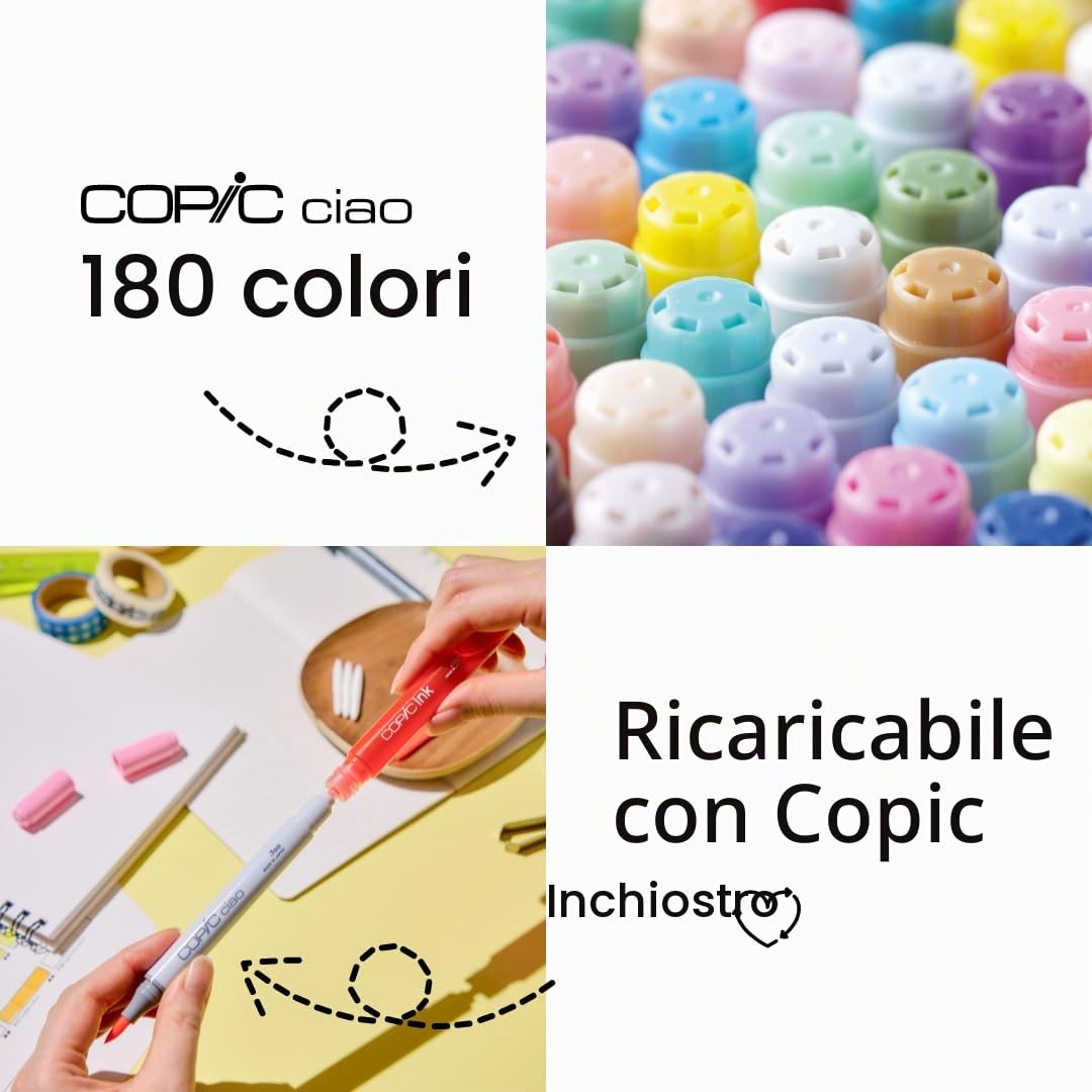 Copic 22075733 Ciao Astuccio da 12, Streghe