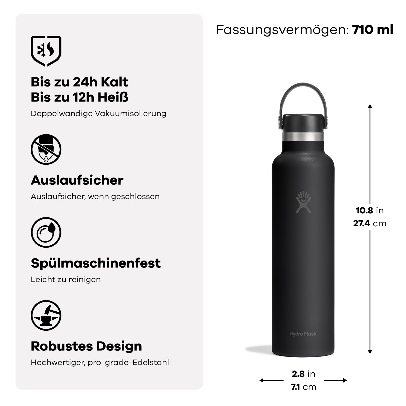 Hydro Flask – Standard Flex Cap 710 ml (24 oz) Bottle