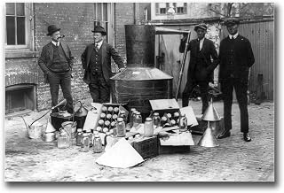 Canvas Art Posters and Wall Art Prints Prohibition Bust Poster 1920s Photo Vintage 18th Amendment Prohibition Canvas Print Living Room and Bedroom Decorative Wall Decoration 16x24inch without Frame