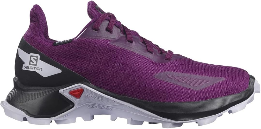 Salomon ALPHACROSS Blast CSWP J Trail Running, Plum Caspia/Black/Purple  Heather, 1.5 US Unisex Big Kid : Amazon.sg: Fashion