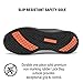 GEERX Barry Men Non-Slip Work Safety Sneakers Slip Resistant Water Resistant Shoes Food Service Shoes Zapatos de Trabajo Antideslizante All Black Size 9.5