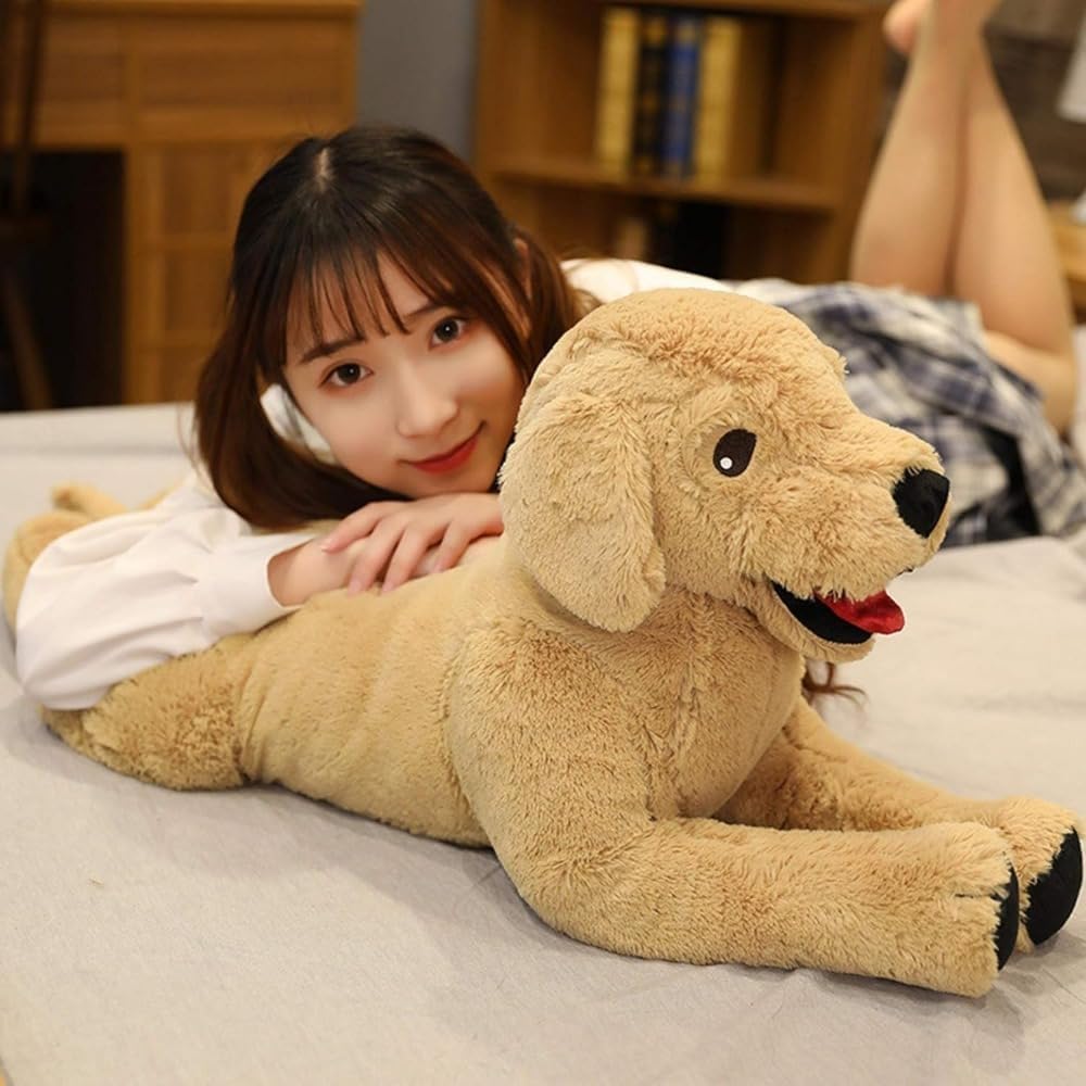 Amazon.co.jp: KryZaro超リアルなゴールデンレトリバーぬいぐるみ