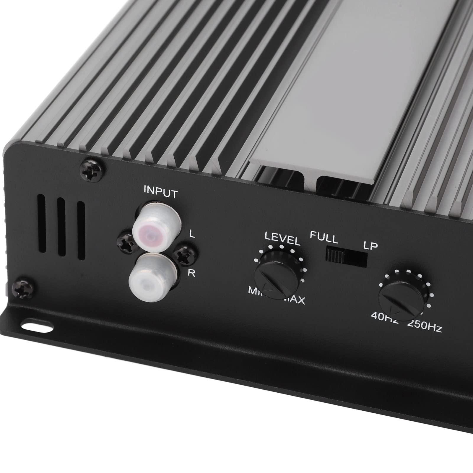 Amplificateur audio de voiture, 12 V 2200 W argenté universel amplificateur stéréo de voiture amplificateur de caisson de basses audio pour automobile