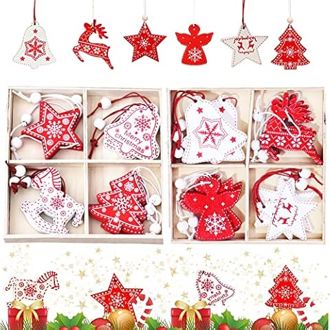 Adornos Colgantes Navidad Madera Dilightnews Cover