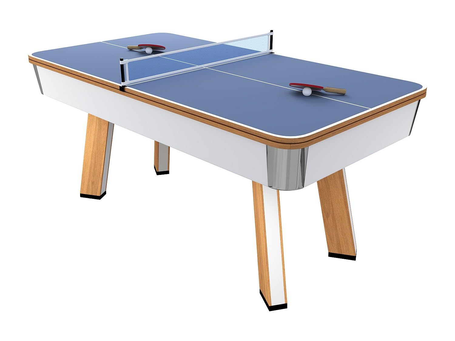 Vente-unique - Biliardo 6 posti Sastala - legno - naturale chiaro