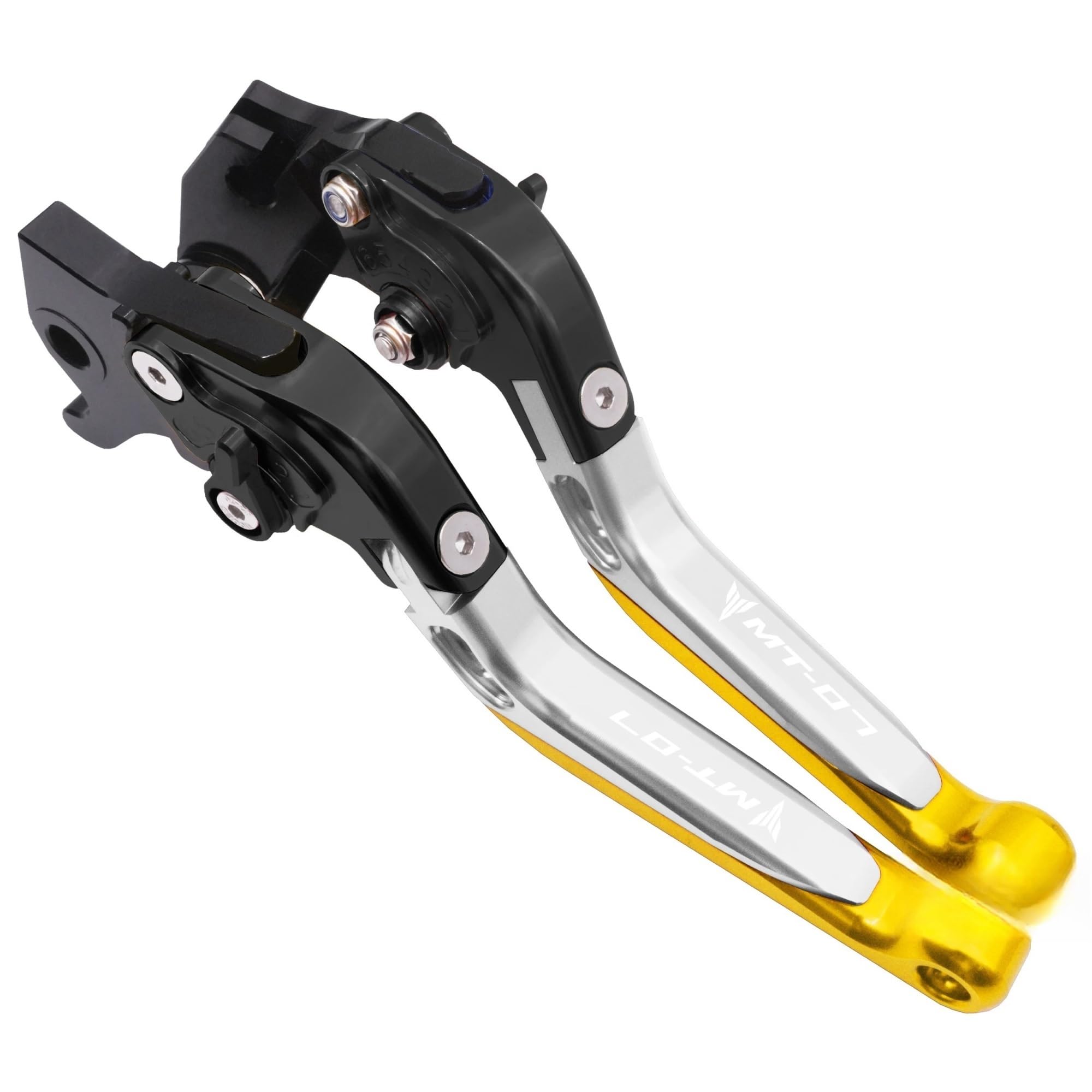 Dagmara Bk Sr Gd-Bk For Mt07 Brake Clutch Lever Motorcycle Adjustable Folding Levers Set For Mt-07 Fz-07 2014-2020