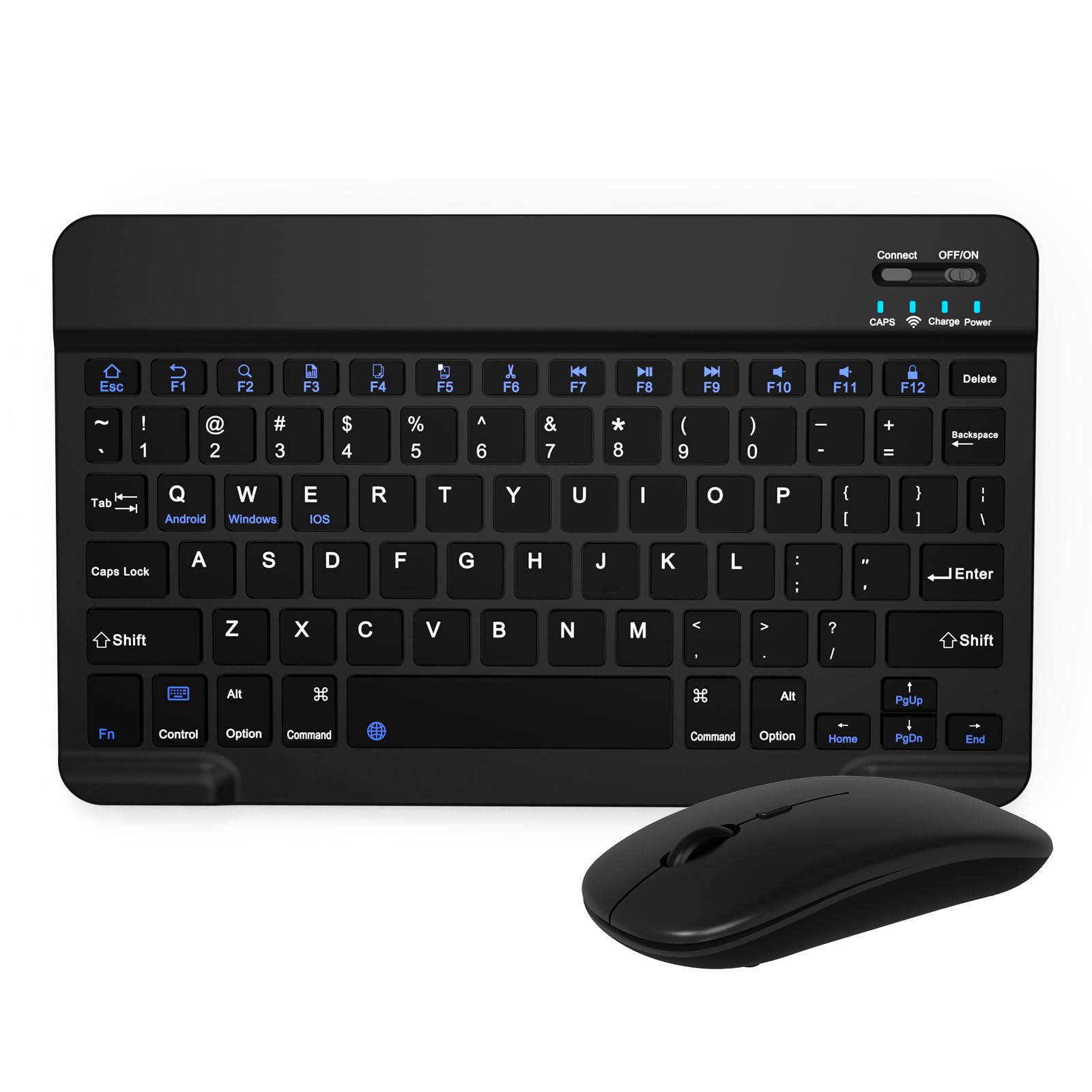 Amazon | Ailivesun ワイヤレスキーボード マウス セット Bluetooth5.2