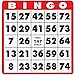 MaxiAids Low Vision Bingo Cards - 1 Card