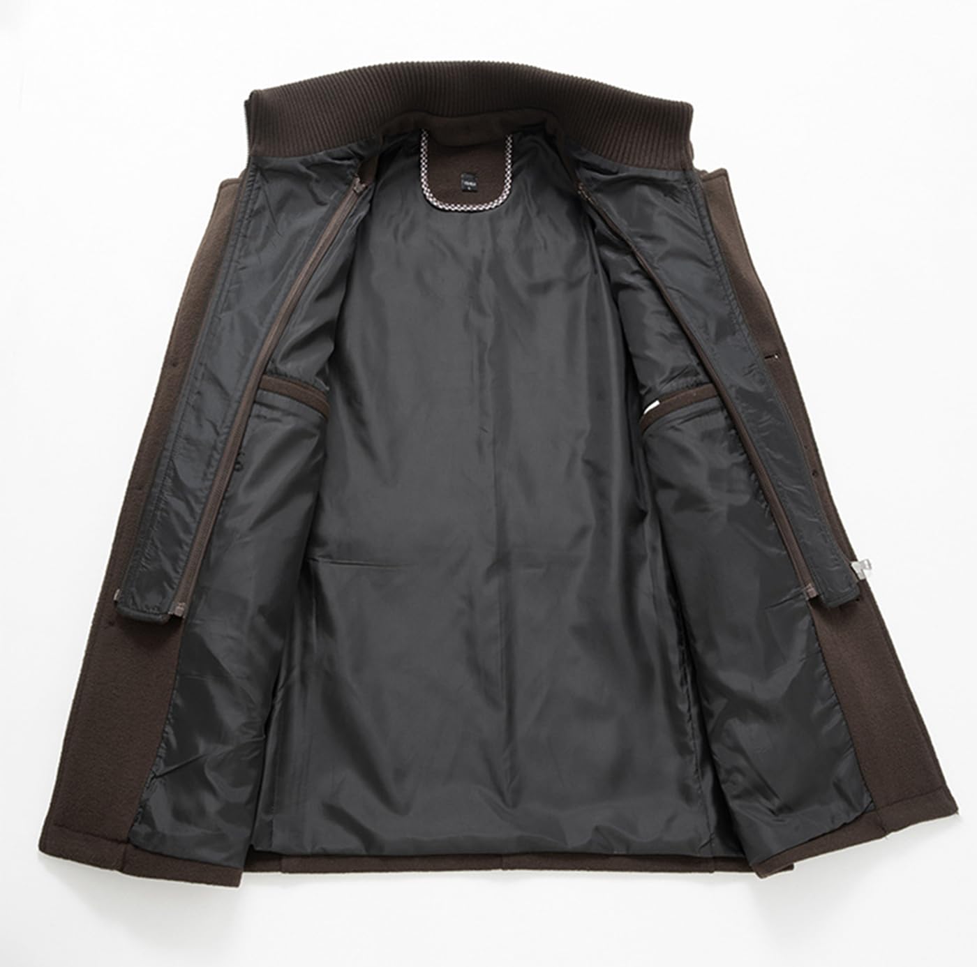 cappotto da uomo cappotto di lana, cappotto lungo da uomo cappotto di lana invernale giacca di lana con risvolto caldo business tempo libero cappotto cashmere uomo giacca invernale per il tempo