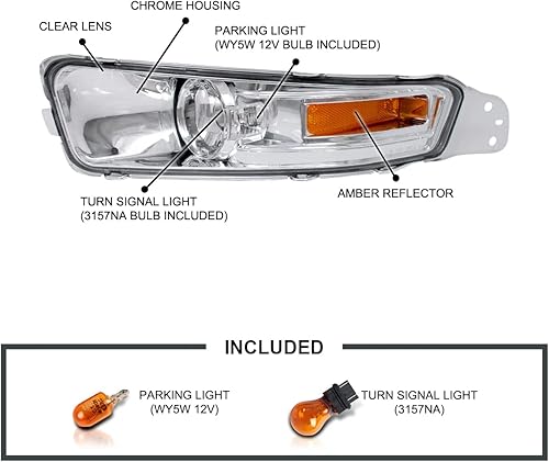 Miniatura 3 de Gt Luces para base de defensa de Ford Mustang., Plateado