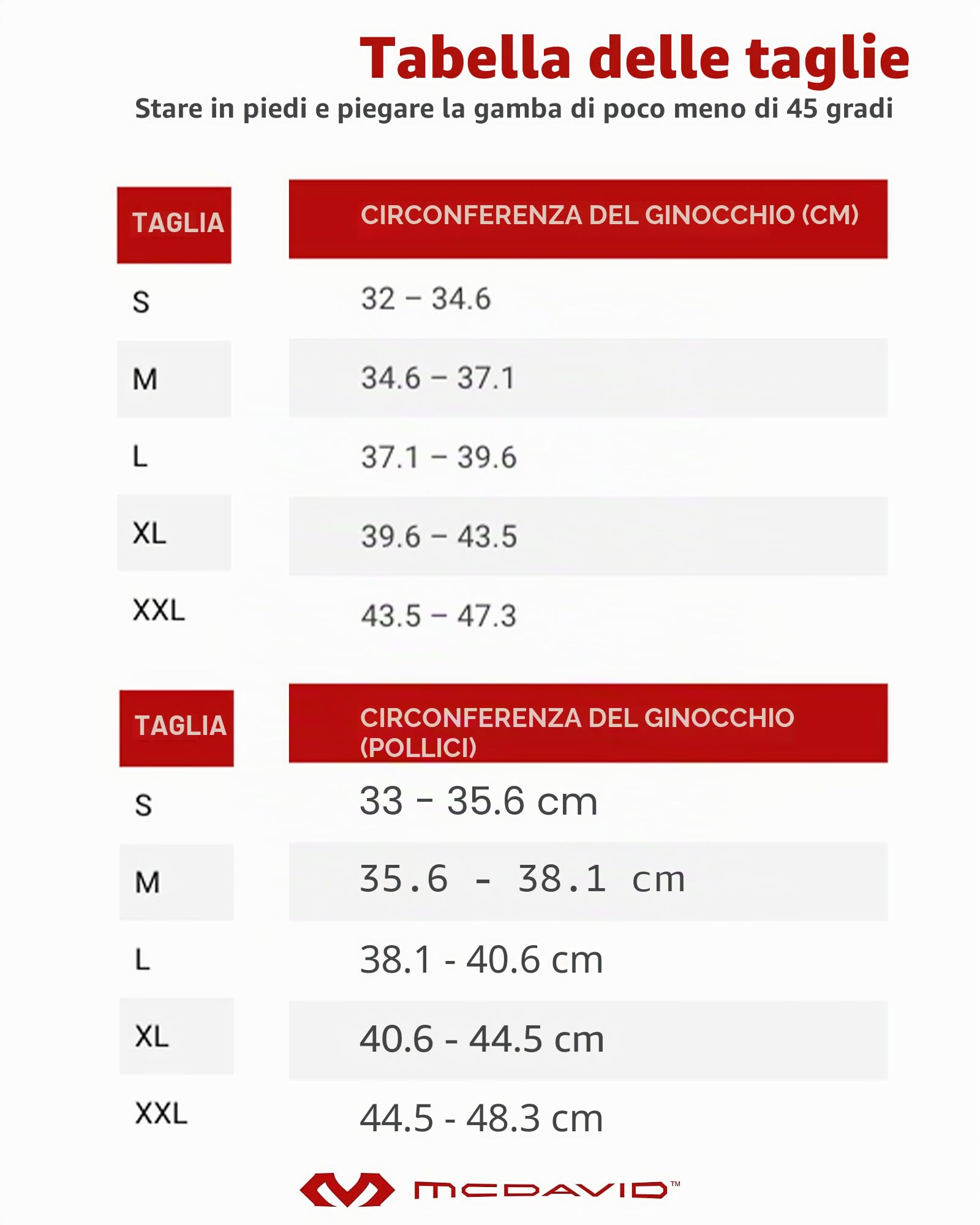 McDavid 429X - Tutore, Ginocchiera per Legamenti con Fasce