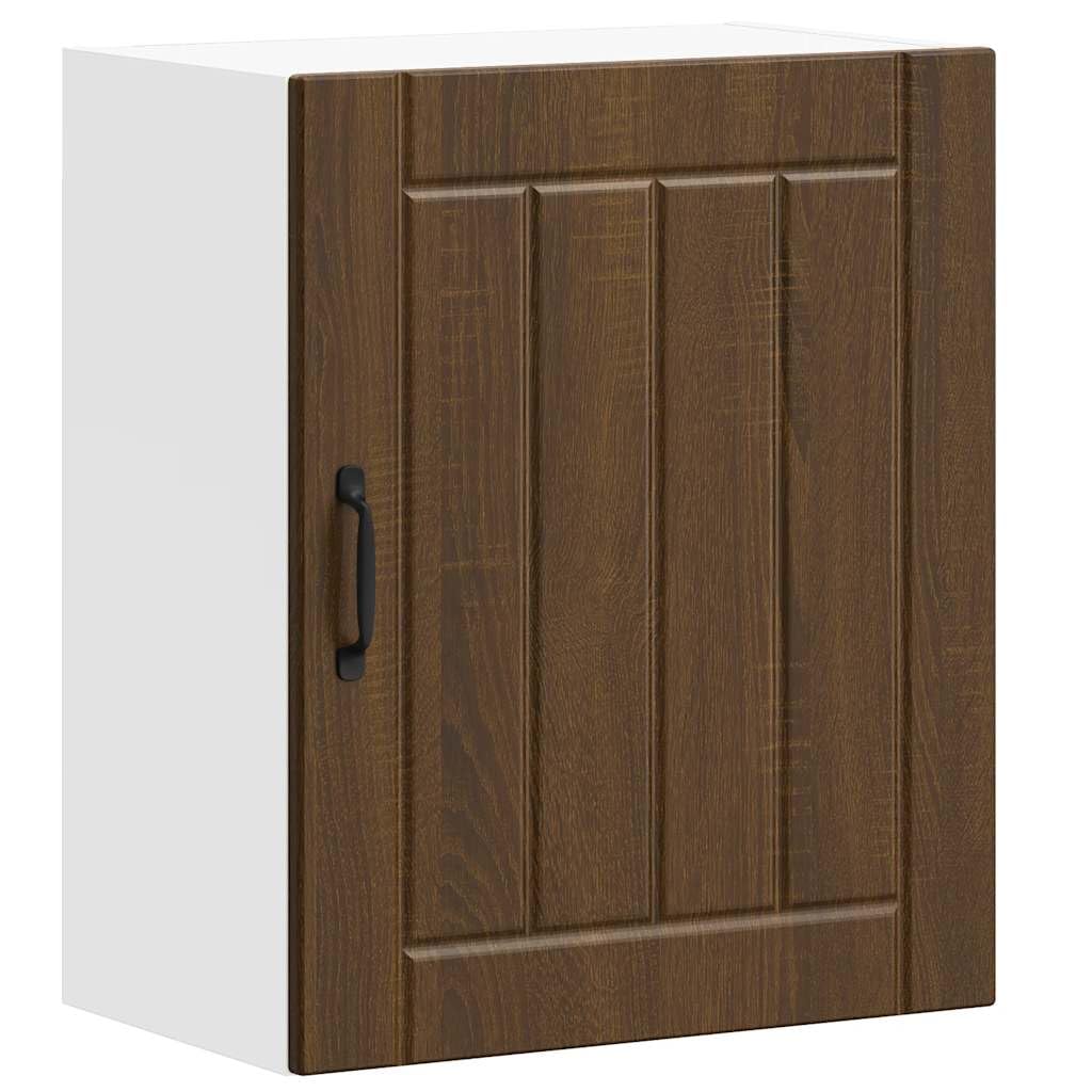vidaXL Armario de Pared de Cocina Lucca Roble marrón