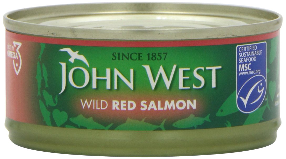 John West Red Salmon 105 g (Pack of 4)