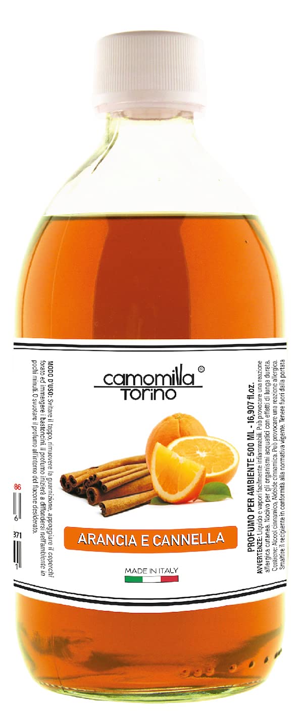 Ricarica Diffusore per ambienti 1000 ml Camomilla Torino.Italy (arancia e cannella)