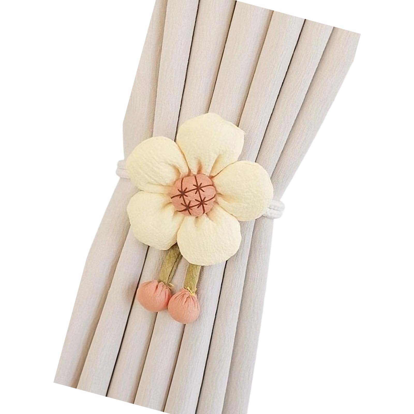 Drapes Tieback Holder Curtain Tiebacks Flower Curtain Buckle Rope Decorative Curtain Holdbacks for Office Home Decor Tiebacks