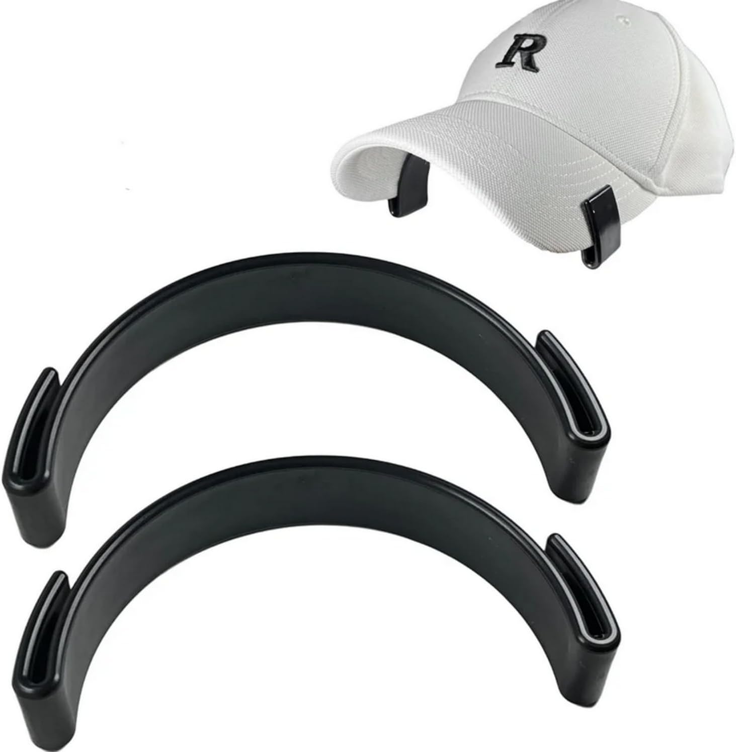 2pcs Hat Brim Bender No Steaming Required Curving Tool Baseball Caps Hat Edge Curving Shaping Band Accessories For Perfect Brim Curve