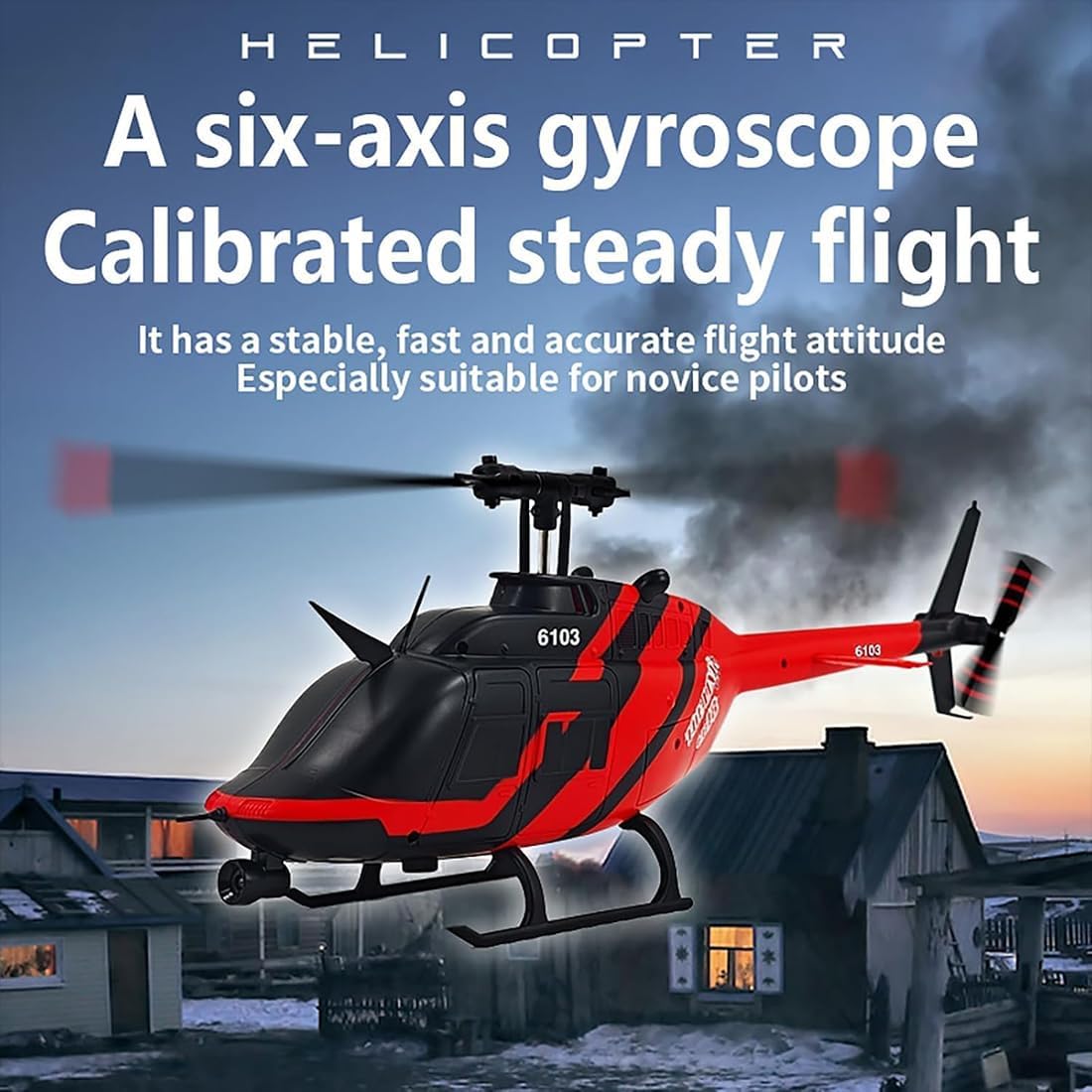 RC ERA C138 Bell 206 Helicopter hovering