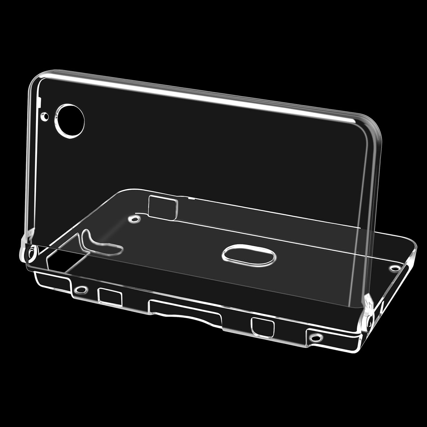 2PC Hard Crystal Case Clear Skin Cover Shell for NDSi XL LL Console Anti-Scratch Dust Protective Case for Nintendo NDSi XL LL - Image 5