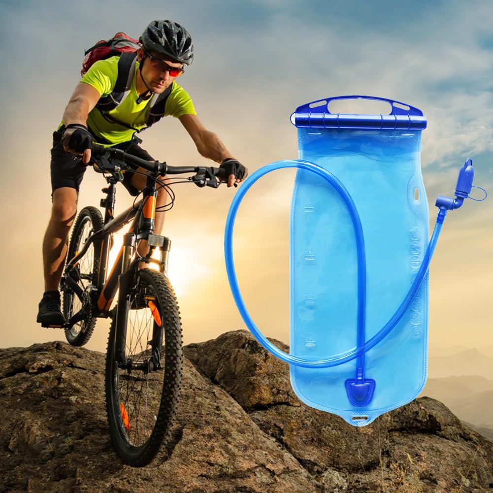 Sacca Idratazione 1L Per Zaino - Borraccia Flessibile Per Trekking, Ciclismo, Senza BPA - Foto 2