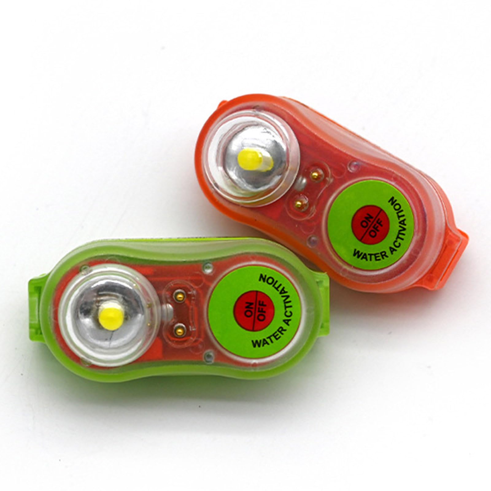 8 giubbotti di salvataggio, luci a LED, giubbotti di salvataggio lampeggianti per la sopravvivenza in acqua di emergenza