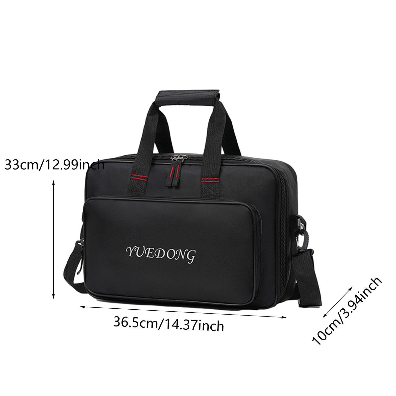 Qianly Gitarren Effektpedal Tasche, Pedalboard Tragetasche, Multifunktions Pedalboard Reißverschlusstasche für Bühne, Studio Und Outdoor, 36.5x33x10cm