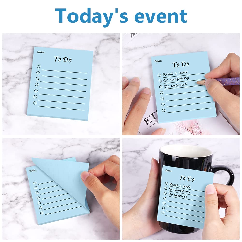 Vicloon Notes Auto-Collantes Lignées, 450pcs Note Adhésives, Blocs-Note Autocollants Colorés pour Bureau École