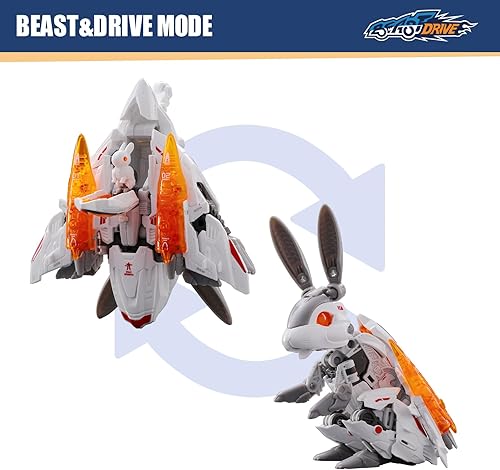 Miniatura 2 de 52TOYS BEASTDRIVE BD-07 Space Springer - Figura de acción, juguetes de conversión en vehículo y bestia, regalo perfecto para fiesta de cumpleaños
