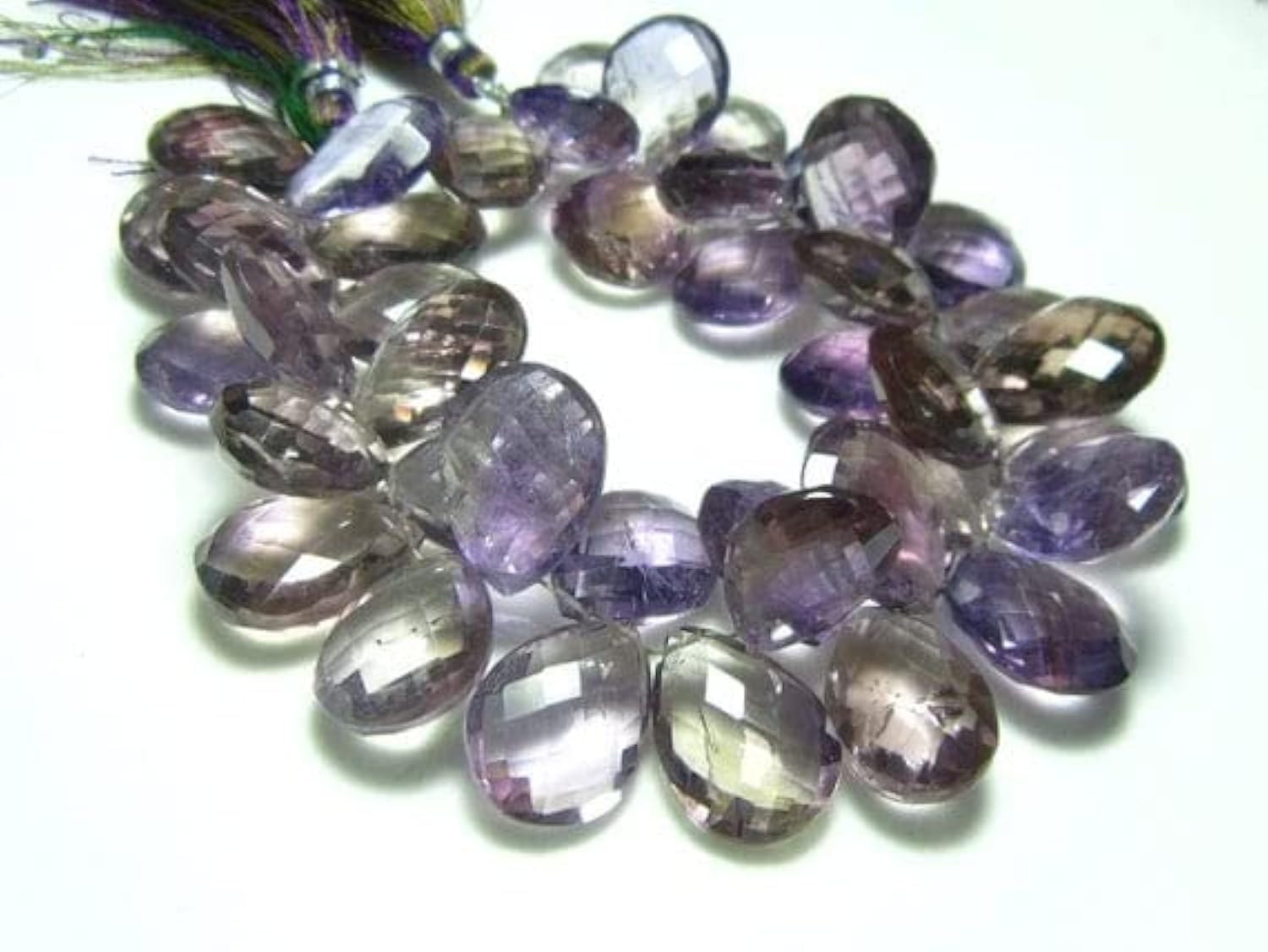 Ametrine Faceted Big Pear le cadeau idéal pour créateurs de bijoux