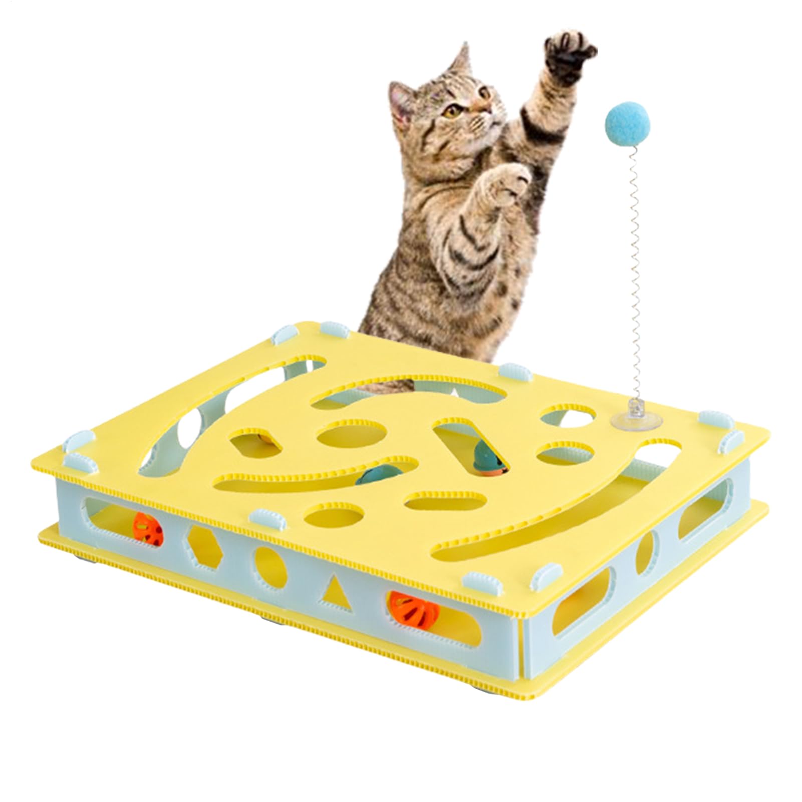 Accessoires pour chaton ludiques et fournitures pour animaux boîte d'enrichissement pour chat