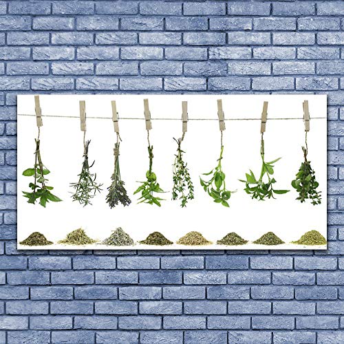 Tableau Fleurs en Verre Trempé 140x70 Tulup pour Décoration Murale Moderne - 3