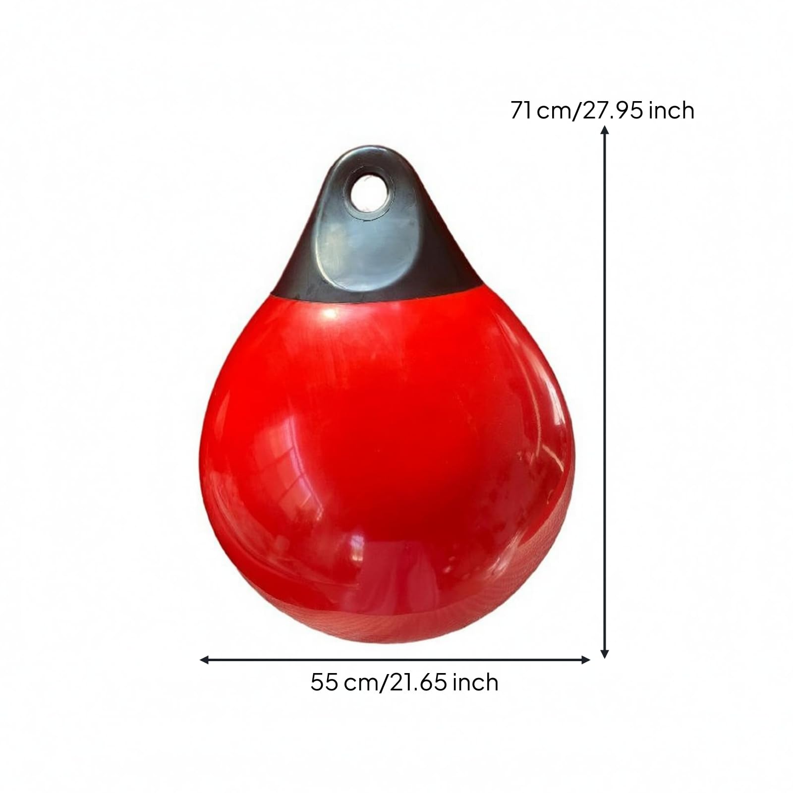 Sacco da Pugilato Gonfiabile Riempita D'acqua Sacco Gonfiabile Rinforzo Superiore Palla Sospesa per Palestra, color to 4, A4 D55CM 71CM