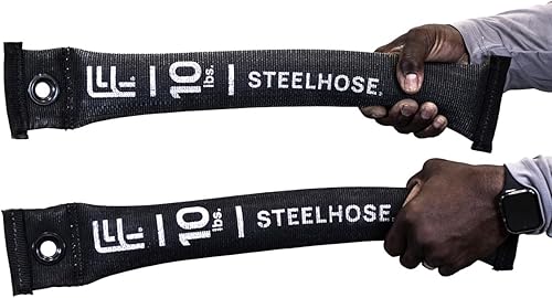 FitFighter Steelhose  Peso libre flexible  Mancuerna 5 en 1, pesas rusas, bolsa de arena, pelota medicinal y trineo  Pesas de gimnasio en casa para